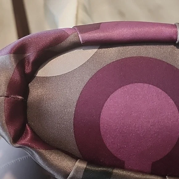 Coach Vintage Sophia Madison Women's Purple and Black Satchel Bag - Picture 7 of 11